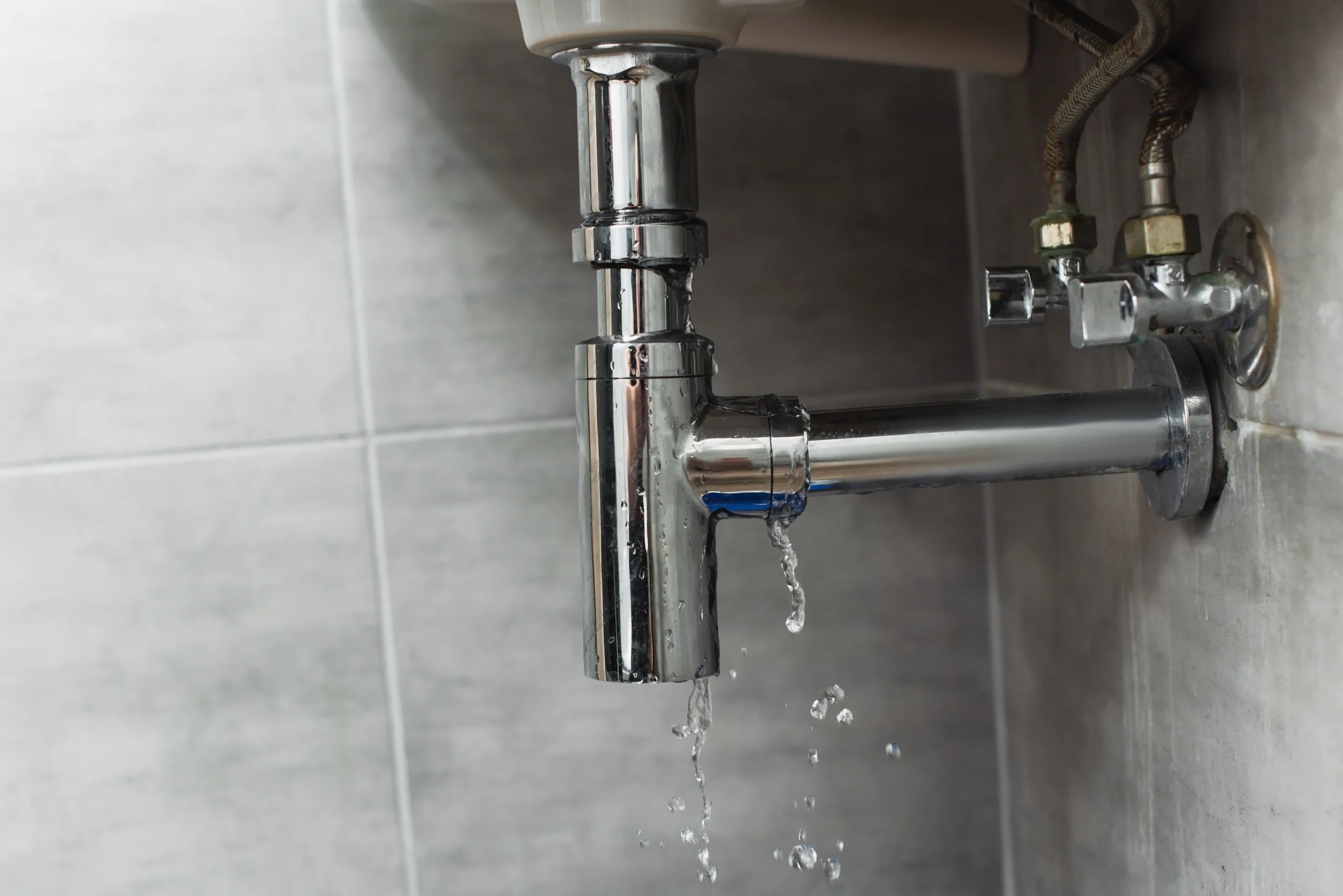 Tecnico con strumentazione per la ricerca di perdite d'acqua